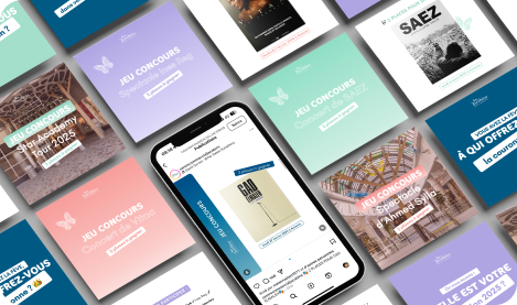 Une équipe en action pour dynamiser la communication des Jacobins ! Entre création de contenu, interviews et mises en avant des boutiques, nous accompagnons le centre commercial dans sa stratégie digitale.